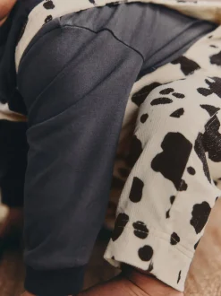 Next Vache anthracite/Crème - Ensemble Salopettes et Body BÉBÉ 2 Pieces (0mois-3ans) Best