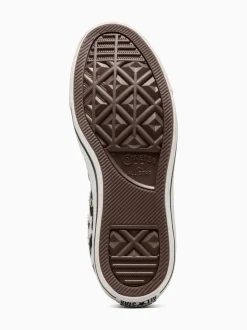 Converse Vache marron - Baskets Chuck Taylor en daim sur l’ensemble