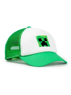 Vanilla Underground Casquette Minecraft Boys Green Creeper Snapback Curve Outlet