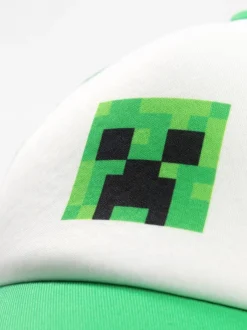 Vanilla Underground Casquette Minecraft Boys Green Creeper Snapback Curve Outlet