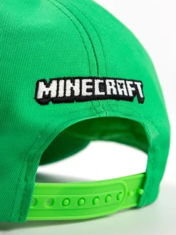 Vanilla Underground Casquette Minecraft Boys Green Creeper Snapback Curve Outlet