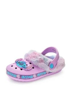 Vanilla Underground Disney Sabots doublés de fausse fourrure Stitch Filles Clearance
