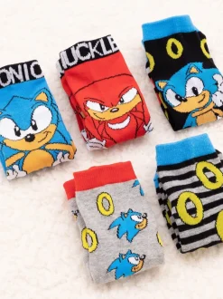 Vanilla Underground Ensemble de 5Chaussettes Sonic the Hedgehog Hot