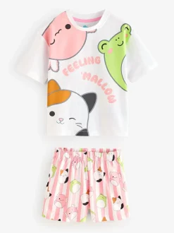 Vanilla Underground Ensemble pyjama Squishmallows à manches courtes en 100% coton Lot de 2 Clearance