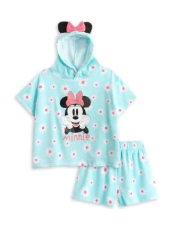 Vanilla Underground Filles Disney Minnie Mouse Towelling Cotton Co-ord Coverup 2 pièces Best