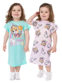 Vanilla Underground Filles Multi Paw Patrol Nighties 2 Pack Outlet