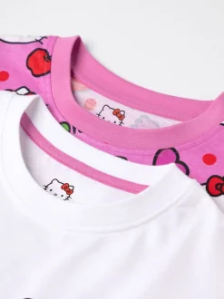 Vanilla Underground Hello Kitty Filles Ensemble pyjama à manches courtes 100% coton Lot de 2 Outlet