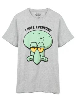 Vanilla Underground Mens SpongeBob SquarePants Manches courtes Long Leg Licensed Pyjamas Outlet