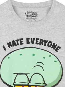 Vanilla Underground Mens SpongeBob SquarePants Manches courtes Long Leg Licensed Pyjamas Outlet