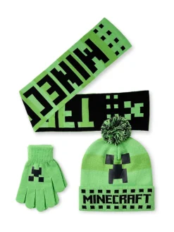 Vanilla Underground Minecraft Garçons Chapeaux, gants et écharpes Set Clearance