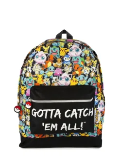 Vanilla Underground Pokemon Pokemon unisexe enfant Multi Character imprimé et Gotta Catch Em All sac à dos Hot