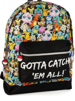 Vanilla Underground Pokemon Pokemon unisexe enfant Multi Character imprimé et Gotta Catch Em All sac à dos Hot