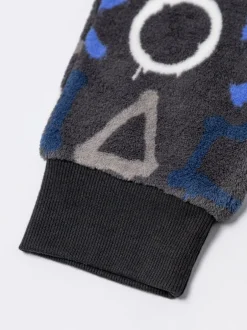 Vanilla Underground pyjama à manches longues en polaire avec logo PlayStation New