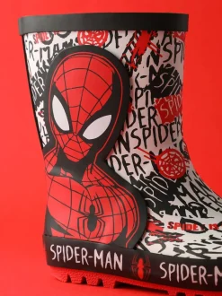 Vanilla Underground Spiderman Garçons Wellies with Handles Outlet