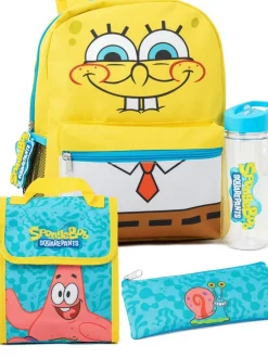 Vanilla Underground SpongeBob SquarePants Unisexe Kids 4 Pieces Sac à dos New