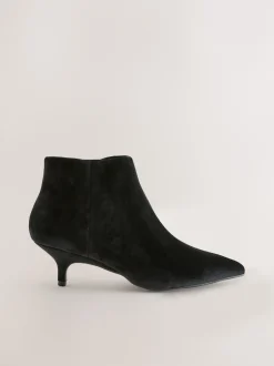 Next Velours noir - Bottes Forever Comfort® Kitten heel Hot