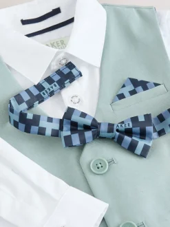 Baker by Ted Baker Vert - Ensemble Gilet Chemises et Pantalons Best