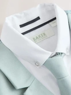 Baker by Ted Baker Vert - ensemble gilet, chemise et cravate Discount