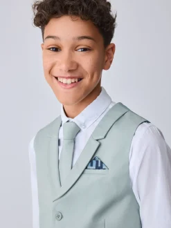 Baker by Ted Baker Vert - ensemble gilet, chemise et cravate Discount