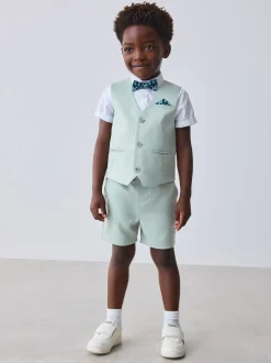 Baker by Ted Baker Vert - Ensemble chemise, gilet et short Sale