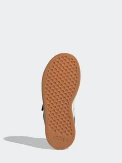 adidas - Baskets Grand Court 00s en daim à lacets élastiques pour enfant Vert Online