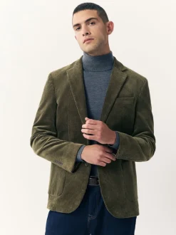 Next Vert - Blazer en velours côtelé Hot