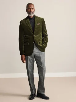 Next Vert - Blazer en velours côtelé italien Signature Duca Visconti coupe régulière Best