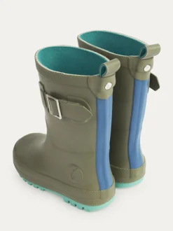 KIDLY by MORI Vert - Bottes de bien-être doublées en coton Discount