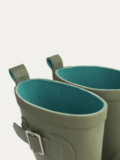 KIDLY by MORI Vert - Bottes de bien-être doublées en coton Discount