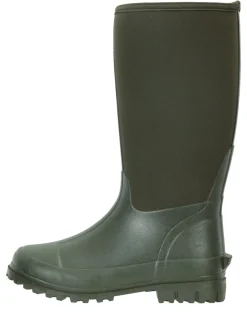 Mountain Warehouse Vert - Bottes longues Mucker en néoprène résistant à l’eau pour femme