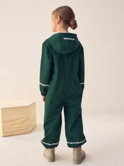 Next Vert - Combinaison imperméable zippée à capuche (12mois -10ans)