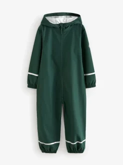 Next Vert - Combinaison imperméable zippée à capuche (12mois -10ans)