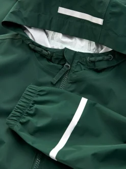 Next Vert - Combinaison imperméable zippée à capuche (12mois -10ans)