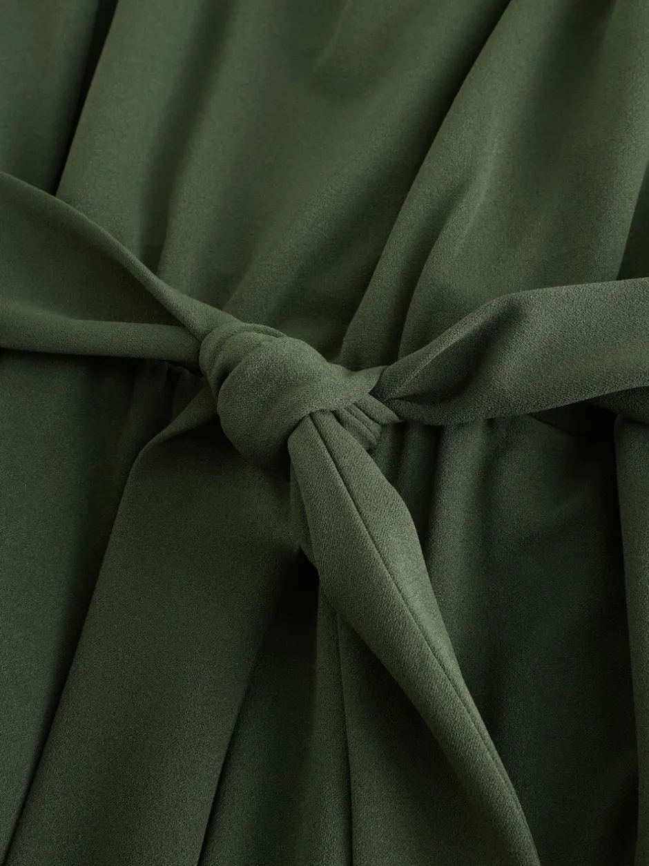 Next Vert - Combinaison Occasion en jersey sans manches à col bénitier Hot