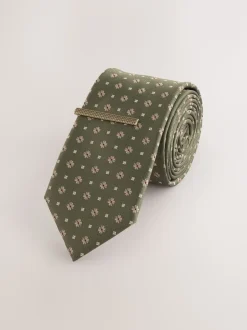 Next - Cravate de modèle Vert New