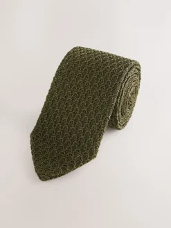 Next Vert - Cravate Signature en soie texturée Hot