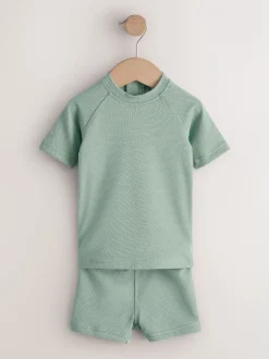 Next Vert - Ensemble de bain texturé (3mois-7ans) Outlet