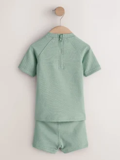 Next Vert - Ensemble de bain texturé (3mois-7ans) Outlet