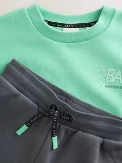 Baker by Ted Baker Vert - Ensemble jogging sweat et cargo Clearance