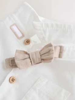 Next vert - Ensemble pantalon-chemise et bretelles bébé 3 pièces (0mois-2ans) Sale