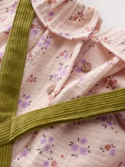 Next Vert - Ensemble salopette et collants en velours côtelé à imprimé fleuri (3mois -6ans) Hot