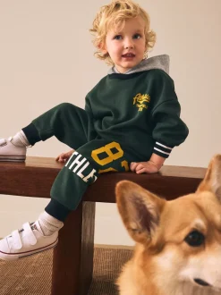 Next Vert - Ensemble sweat à capuche et vêtements de survêtement (3mois-7ans) Clearance