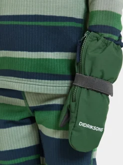 Didriksons Vert - Gants Moufles zippés imperméables Biggles Best