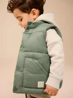 Next - Gilet matelassé (3mths-10yrs) vert Best