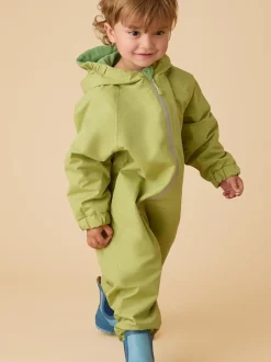 KIDLY by MORI Vert - Combinaison doublée de polaire Clearance