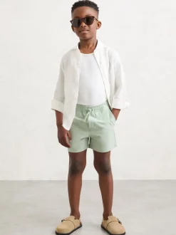 Reiss Vert à la menthe - Cliff Drawstring Shorts de bain Clearance