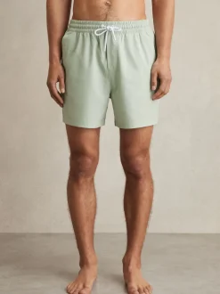 Reiss - Cliff Drawstring Shorts de bain Vert à la menthe