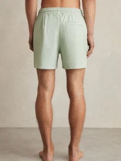 Reiss - Cliff Drawstring Shorts de bain Vert à la menthe