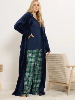 Long Tall Sally Vert - Pyjama Carreaux Outlet