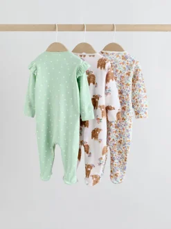 Next - Lot de 3 dors-bien zippés bidirectionnels (0-2ans) vert New